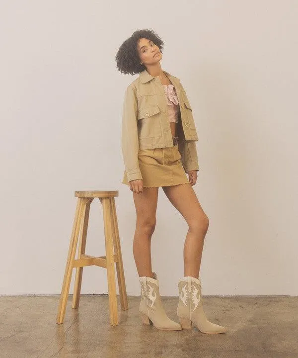 Oasis Society Houston - Layered Panel Cowboy Boots