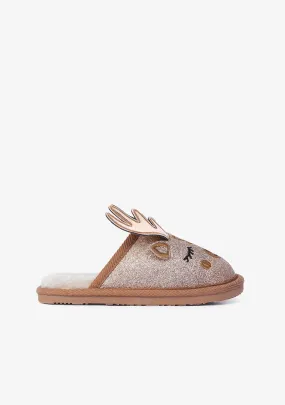 Reindeer Home Slippers