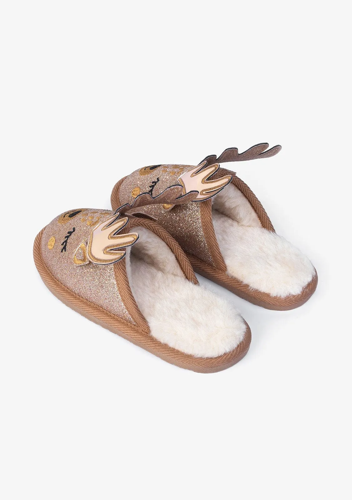 Reindeer Home Slippers