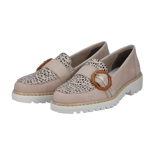 Rieker Loafers - 54864-52 - Beige