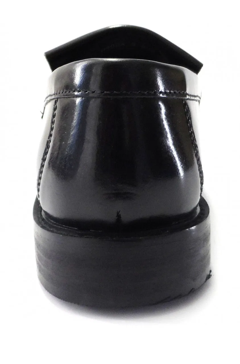 Roamers Classic Black Retro,Ska,Northern Soul RUDE BOY Tassel Loafers