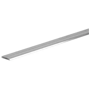 THE STEEL WORKS® BY HILLMAN 11294 Weldable Solid Flat, 72 in L, 1 in W, 1/8 in Thick, 6063-T5 Aluminum, Milled