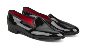 Tricker's Churchill Patent Leather Slipper / Black