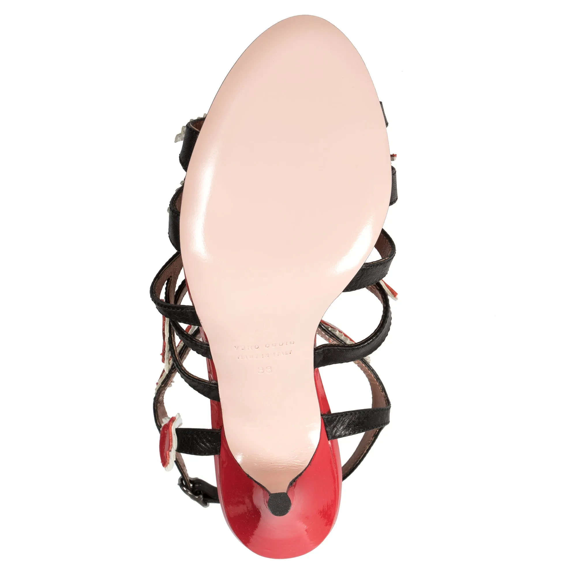 Valentino Leather Strap Pump 100mm