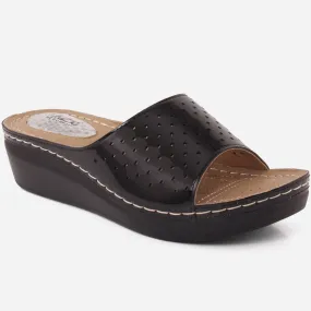 Women "KENDAL" Wide Fitting Comfort Slippers