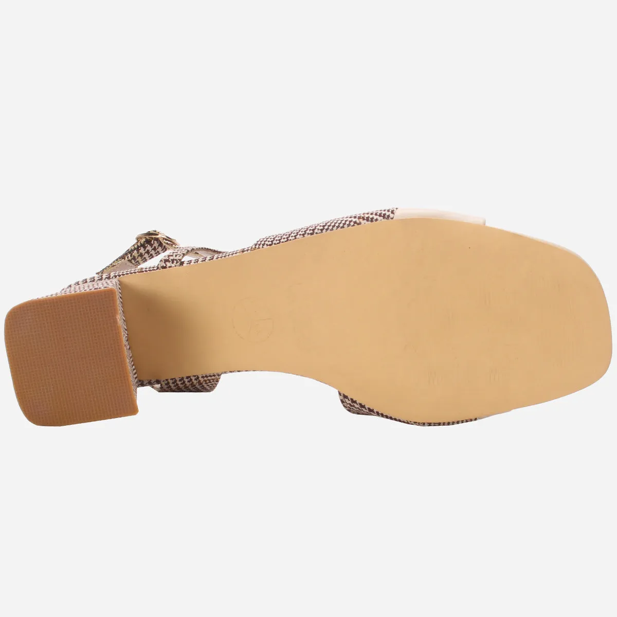 Women "MAEVE" Diagonal Strap Heel Sandals