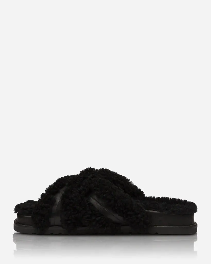 Zhuri Footbed - Black/Black